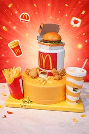 torta scenografica Mc donald s