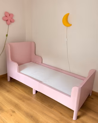 letto allungabile con materasso singolo