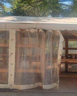 Gazebo professionale in Legno Lamellare 8,30 x 4,8