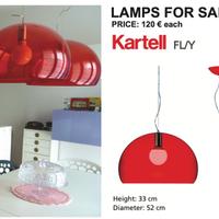 Lampada  Kartell Fly Rossa