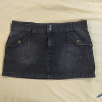 minigonna in jeans