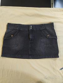 minigonna in jeans