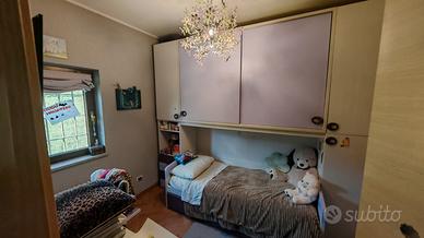 Cameretta bambina colore Lilla e Beige