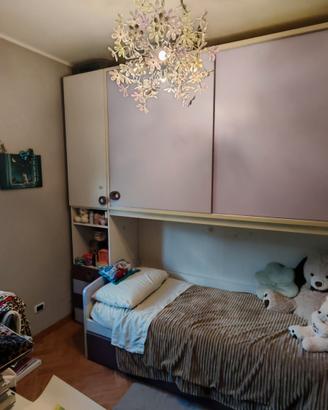 Cameretta bambina colore Lilla e Beige