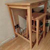 tavolo alto Ikea mod.Ronninge con sgabello