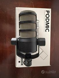 Microfono RodePod mic + asta  rode PSA1