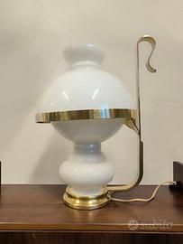 Lampada Vecchia Marina vetro e ottone  1950 Italia