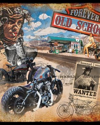 Stampa d'autore Harley Davidson 