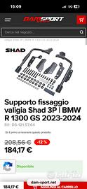 Attacchi borse  shad bmw gs 1300