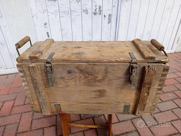 Cassa in legno militare