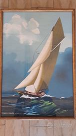 Dipinto tempera su carta