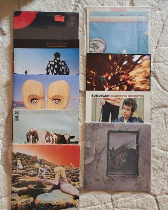 Lotto 9 Vinili Classic Rock & Prog (Pink Floyd, Le