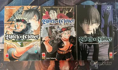 Manga Black Clover vol. 1 + 24 +27