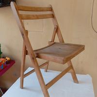 Sedia Pieghevole Vintage 