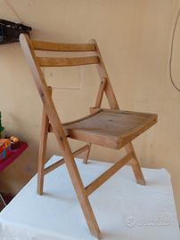 Sedia Pieghevole Vintage 