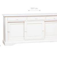 Credenza Country in legno massello di tiglio 