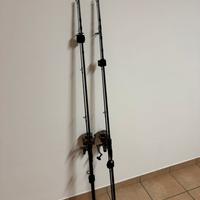 Carpfishing: Daiwa Black Widow XT 3m+mulinelli6500