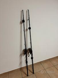 Carpfishing: Daiwa Black Widow XT 3m+mulinelli6500