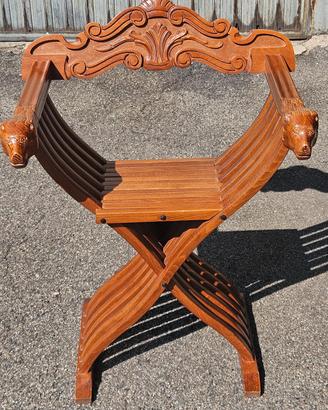 Sedia Savonarola Vintage Anni 60/70