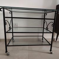 Carrello in ferro battuto artigianale