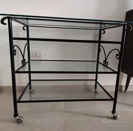 Carrello in ferro battuto artigianale
