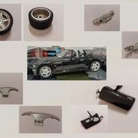 Ricambi auto modellino Burago BMW Z3 roadster 1:18
