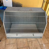 Portantina per cani in acciaio