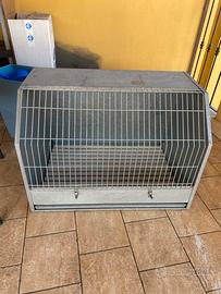 Portantina per cani in acciaio