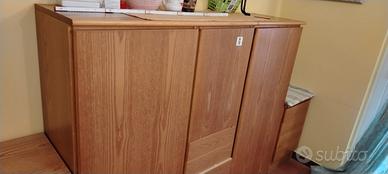 Mobile dispensa cucina + tavolo con 4 sedie