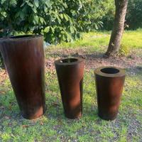 vasi in ferro Corten