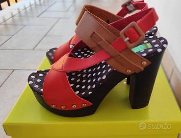 Sandali con tacco alto n.38