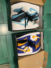 Jordan 1 lakers, jordan 1 blue sky , jordan spizik