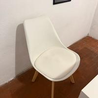Sedia Design Moderno con Gambe in Legno