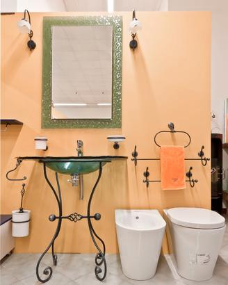 COMPOSIZIONE LAVABO IN CRISTALLO