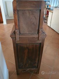Mobiletto in noce massello