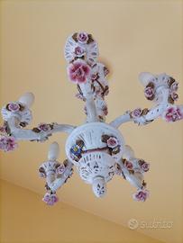 Lampadario ceramica