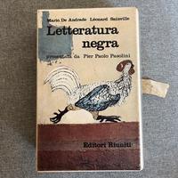 Letteratura negra, libro raro.