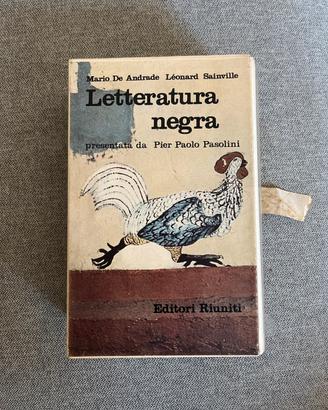 Letteratura negra, libro raro.