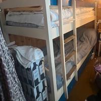 Letto a castello in legno - 3 letti