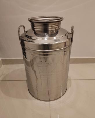 Bidone in acciao per olio 50 litri