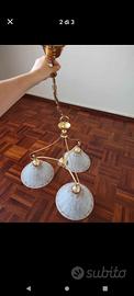 Lampadario vintage classico e applique 