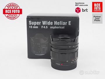 Voigtlander Super Wide Heliar 15 F4.5 III (Sony)