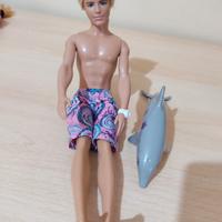 marito di Barbie con delfino 