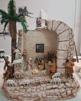 Presepe artistico completo