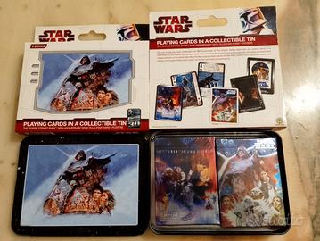 Carte poker Star Wars 30 anni,2 mazzi in latta