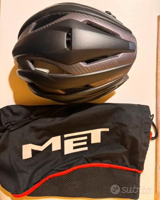 Casco Met per ciclismo Carbon 3k