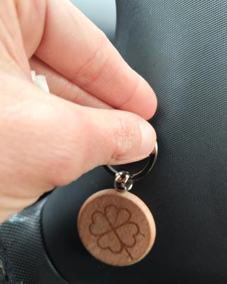 Portachiavi quadrifoglio 