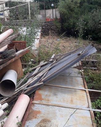 parete in ferro per veranda