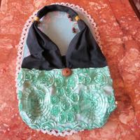 Borsa a bustino corsetto vintage chic 90