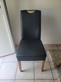 Set di 5 sedie per sala da pranzo